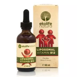 obrázek Ekolife Natura - Liposomal Vitamin B12 60ml (Lipozomální vitamín B12)