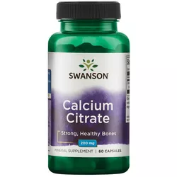 obrázek Swanson Calcium Citrate (Vápník Citrát), 200 mg, 60 kapslí