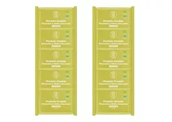obrázek 10x BrainMax Pure Protein Cookie - Pistácie & Bílá čokoláda, BIO, 60 g Proteinová sušenka s pistáciemi a bílou čokoládou