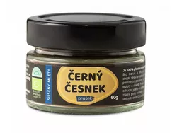 obrázek Garlio Bio černý česnek SUŠENÝ - mletý 60 g