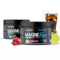 obrázek MagneForce Drink - Magnesium chelát + B6 300g Lime and Raspberry