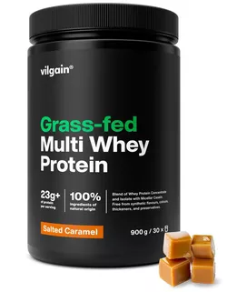 obrázek Vilgain Grass-Fed Multi Whey Protein – slaný karamel 900 g