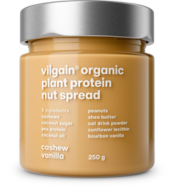 obrázek Vilgain Plant Protein Nut Spread BIO – kešu a vanilka 250 g
