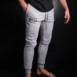 obrázek Slim-Fit Tepláky Warrior Šedé S šedá GREY