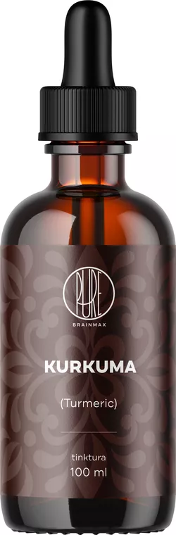 obrázek BrainMax Pure Kurkuma tinktura 1:3, 100 ml