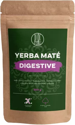 obrázek BrainMax Pure Organic Yerba Maté - Digestive, 500 g