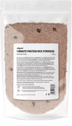 obrázek Vilgain Minutová proteinová rýžová kaše chocolate chip 400 g