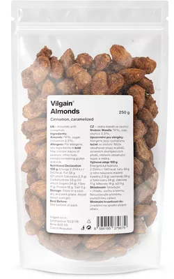 obrázek Vilgain Mandle karamelizované skořice 250 g
