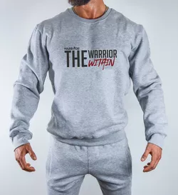 obrázek Mikina Warrior Within XXL Šedá