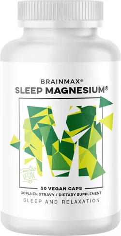 obrázek BrainMax Sleep Magnesium®, 320 mg, (Hořčík, GABA, L-theanin, B6)