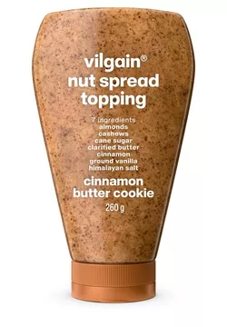 obrázek Vilgain Nut Spread Topping – skořicová máslová sušenka 260 g