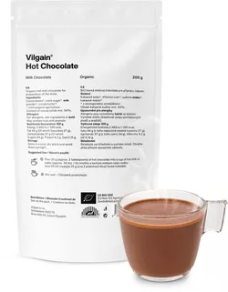 obrázek Vilgain Horká čokoláda BIO mléčná 200 g