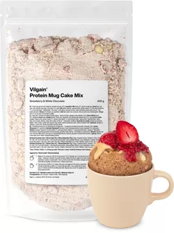 obrázek Vilgain Protein Mug Cake Mix Jahoda a bílá čokoláda 420 g