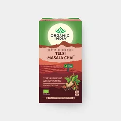 obrázek Organic India Tulsi Masala Chai BIO, 25 sáčků *CZ-BIO-001 certifikát