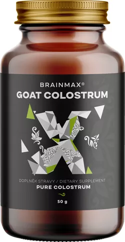 obrázek BrainMax Goat Colostrum, kozí kolostrum v prášku, 50 g Kolostrum v prášku