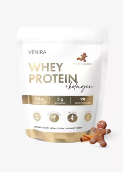 obrázek VENIRA whey protein, perník-skořice, 1000 g