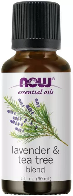 obrázek NOW® Foods NOW Essential Oil, Lavender & Tea Tree Oil (éterický levandulový + tea tree olej), 30 ml