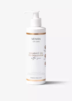 obrázek VENIRA chladivý gel po opalování, AFTER SUN, aloe vera a menthol, 250 ml