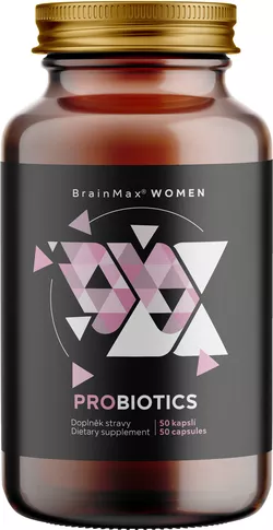 obrázek BrainMax Women Probiotics, Probiotika Pro Ženy, 50 enterosolventních kapslí