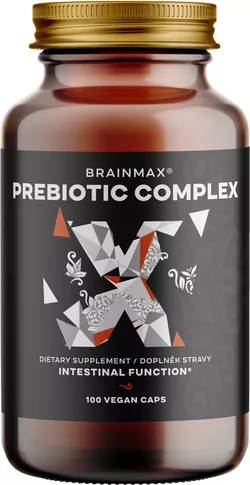 obrázek BrainMax Prebiotic Complex, prebiotická směs, BIO, 100 kapslí