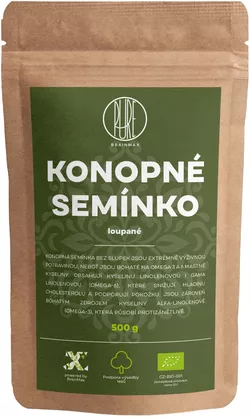 obrázek BrainMax Pure Konopné semínko - loupané BIO, 500g