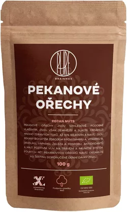 obrázek BrainMax Pure Pekanové ořechy BIO, 100 g