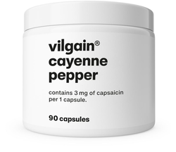 Vilgain Kájenský pepř extrakt – 90 kapslí