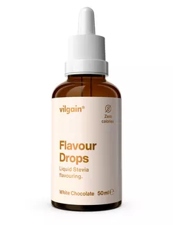 obrázek Vilgain Flavour Drops – bílá čokoláda 50 g