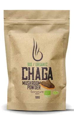 obrázek Bio Organic Chaga prášek - BioNature 100g