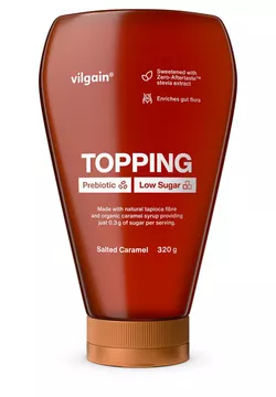 obrázek Vilgain Prebiotic Topping Low Sugar – slaný karamel 320 g