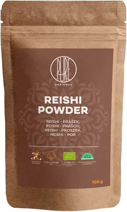 obrázek BrainMax Pure Reishi prášek, BIO 100g