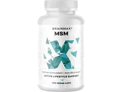 obrázek BrainMax MSM, 800 mg, 200 rostlinných kapslí