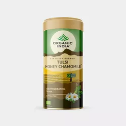 obrázek Organic India Tulsi Med + Heřmánek BIO, 100g plech *IN-BIO-149 certifikát