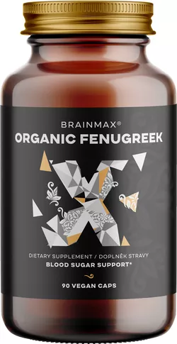 obrázek BrainMax Organic Fenugreek 700 mg, BIO Pískavice řecké seno