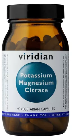 obrázek Viridian Potassium Magnesium Citrate 90 kapslí (Draslík-Hořčík)