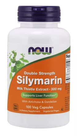 Now® Foods NOW Double Strength Silymarin milk thistle extract (extrakt z ostropestřce s artyčokem a pampeliškou)