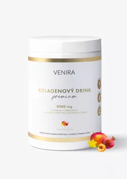 obrázek Venira PREMIUM kolagenový drink s příchutí exotický mix, 324 g, 30 dávek