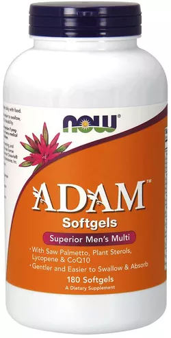 obrázek Now® Foods NOW Adam, Multivitamin pro muže, 180 softgels