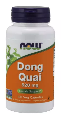 obrázek Now® Foods NOW Dong Quai (Andělika čínská), 520 mg, 100 rostlinných kapslí