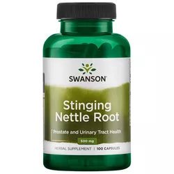 obrázek Swanson Stinging Nettle (Kopřiva dvoudomá kořen), 500 mg, 100 kapslí