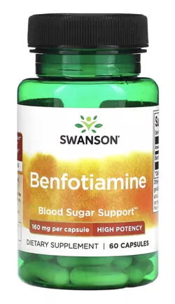 obrázek Swanson Benfotiamine, 160 mg, 60 kapslí
