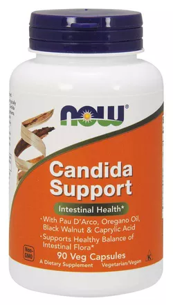 obrázek NOW® Foods NOW Candida Support, 90 rostlinných kapslí