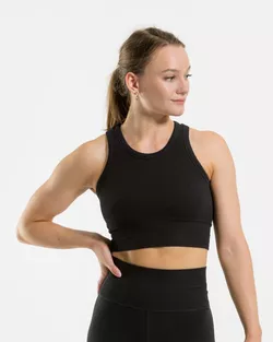 obrázek Vilgain Cotton Crop Top černý
