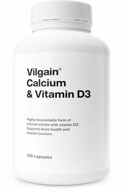 obrázek Vilgain Vápník + Vitamin D3 120 kapslí