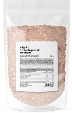 obrázek Vilgain Minutová proteinová ovesná kaše – Kokos s mléčnou čokoládou 400 g